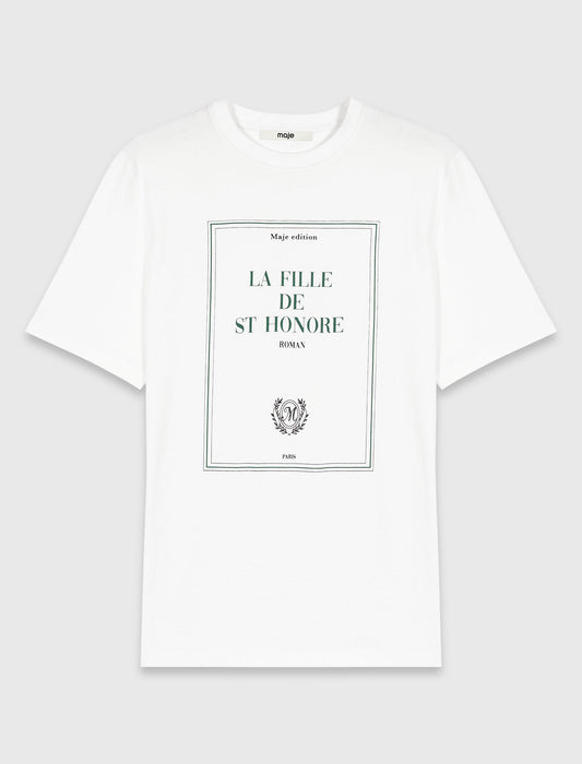 Camiseta oversize con estampado