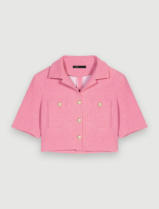 Chaqueta corta de tweed