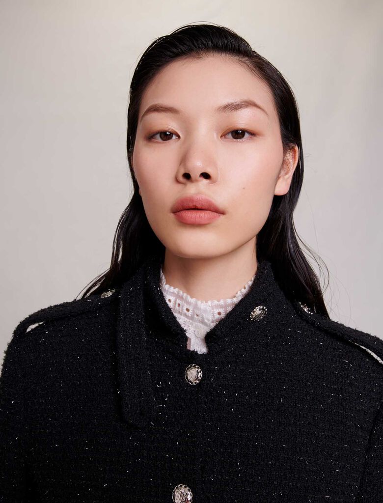Chaqueta corta de tweed