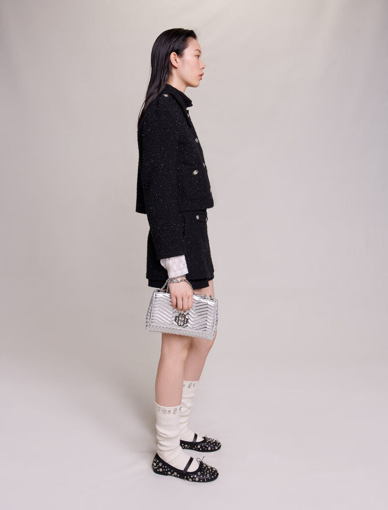 Chaqueta corta de tweed