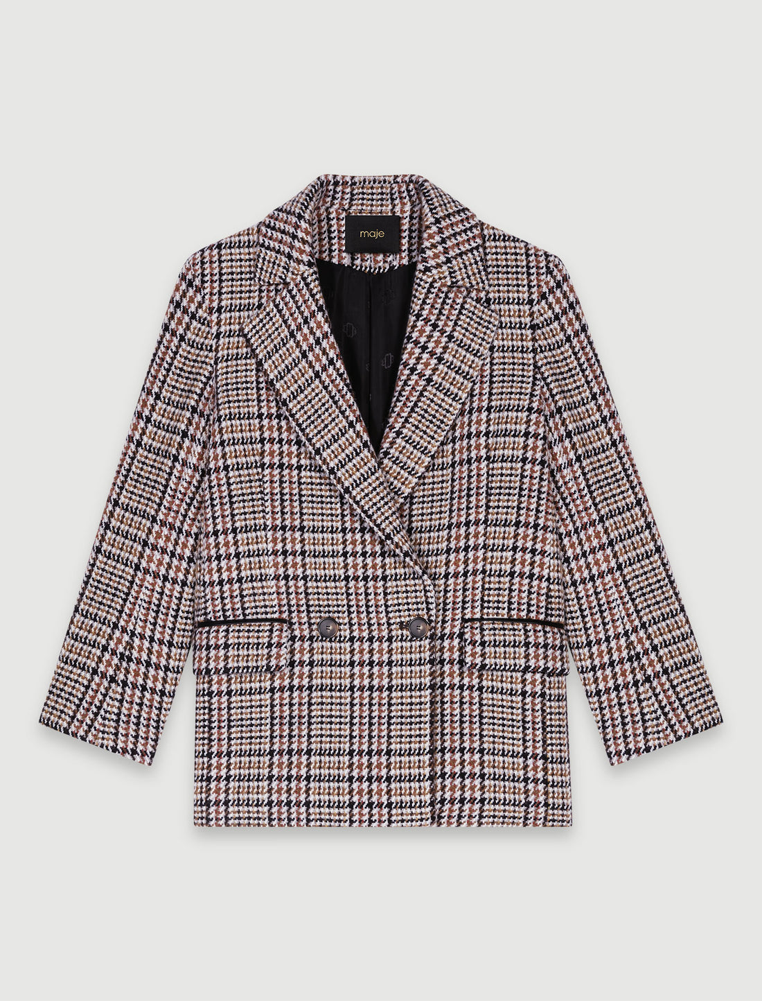 Chaqueta corta a cuadros