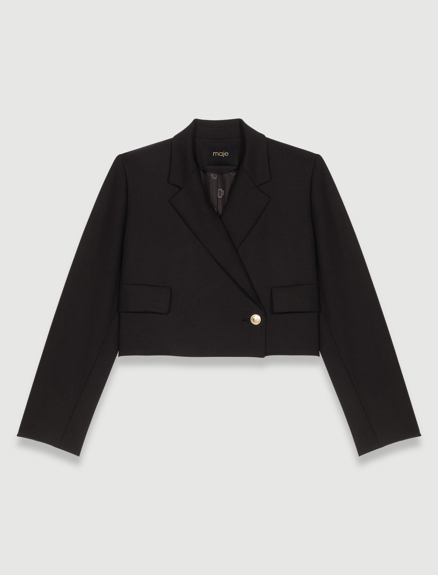 Chaqueta de traje corta