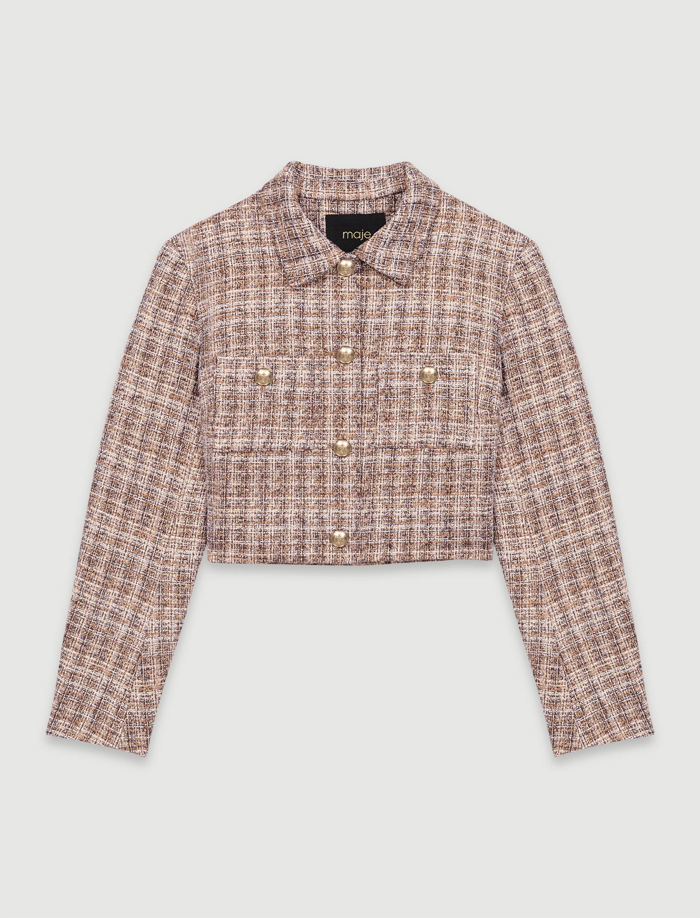 Chaqueta corta de tweed