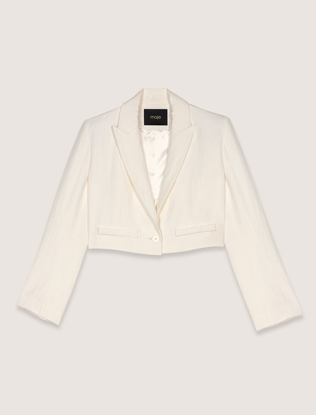 Chaqueta de traje corta