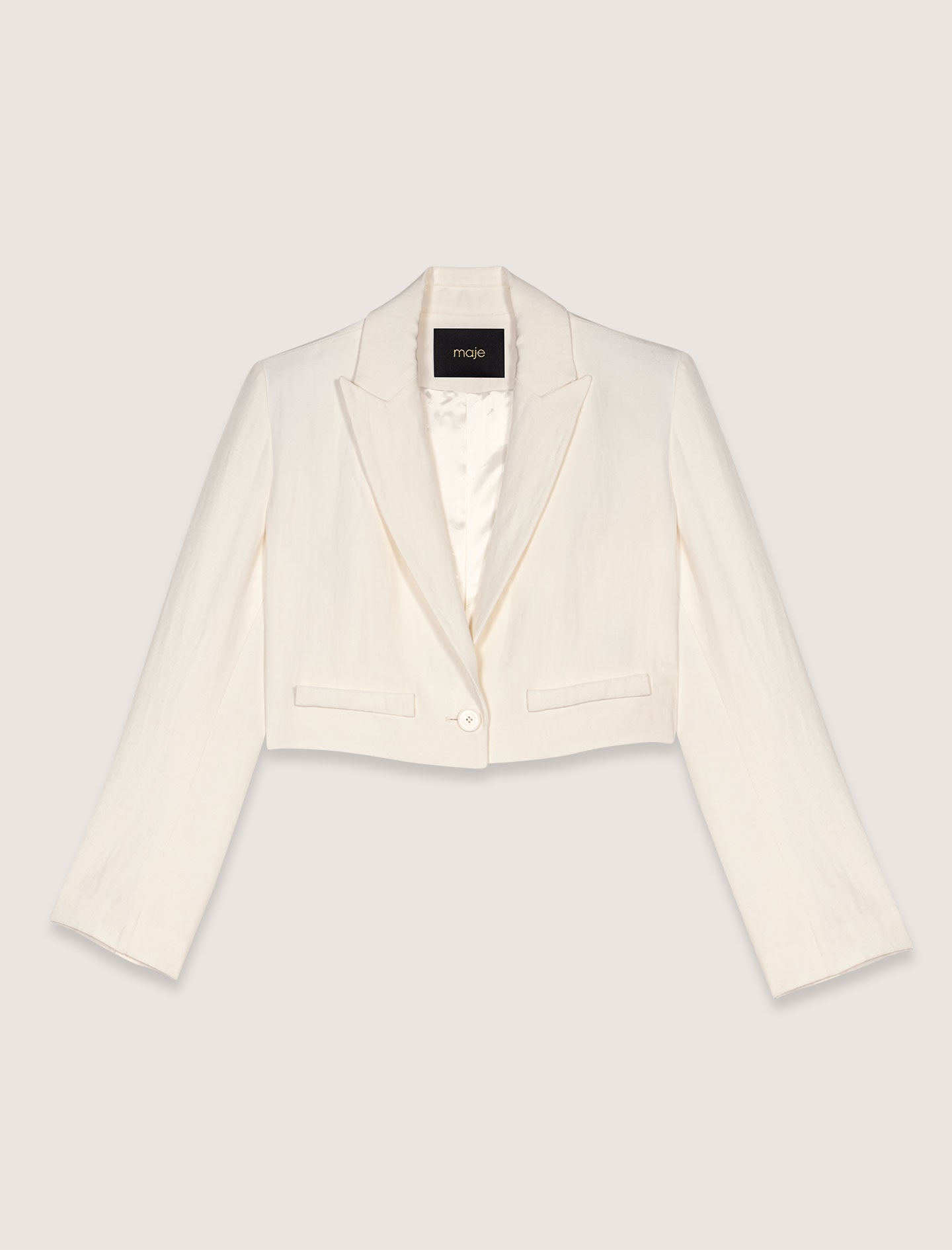 Chaqueta de traje corta