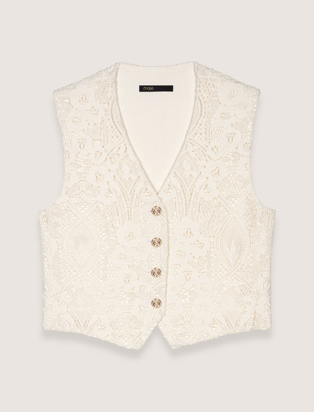 Chaleco de encaje