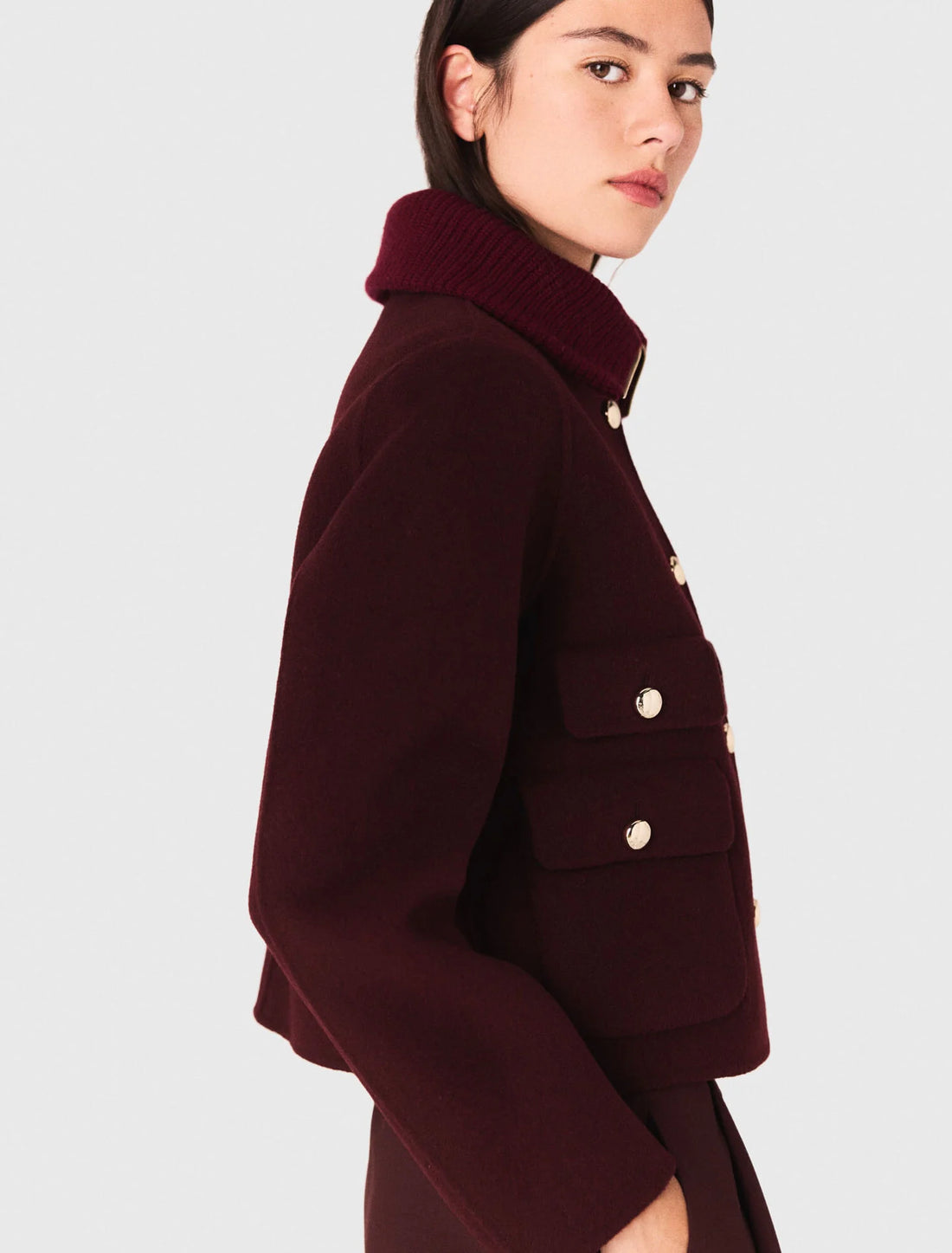 Chaqueta corta reversible