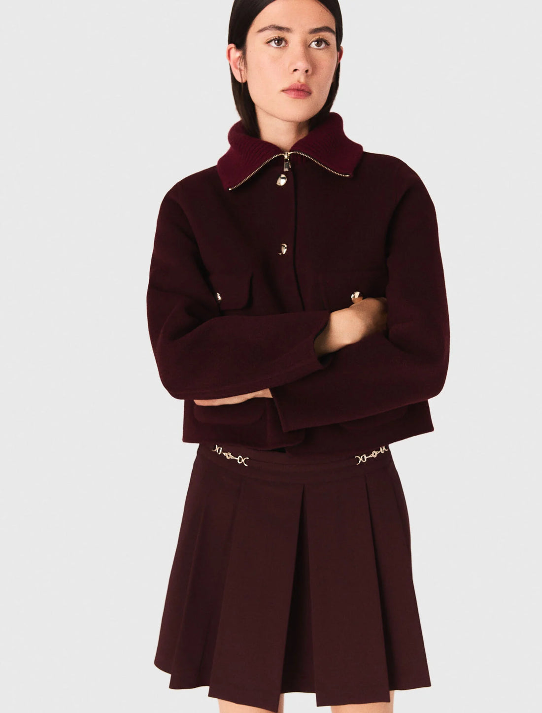 Chaqueta corta reversible