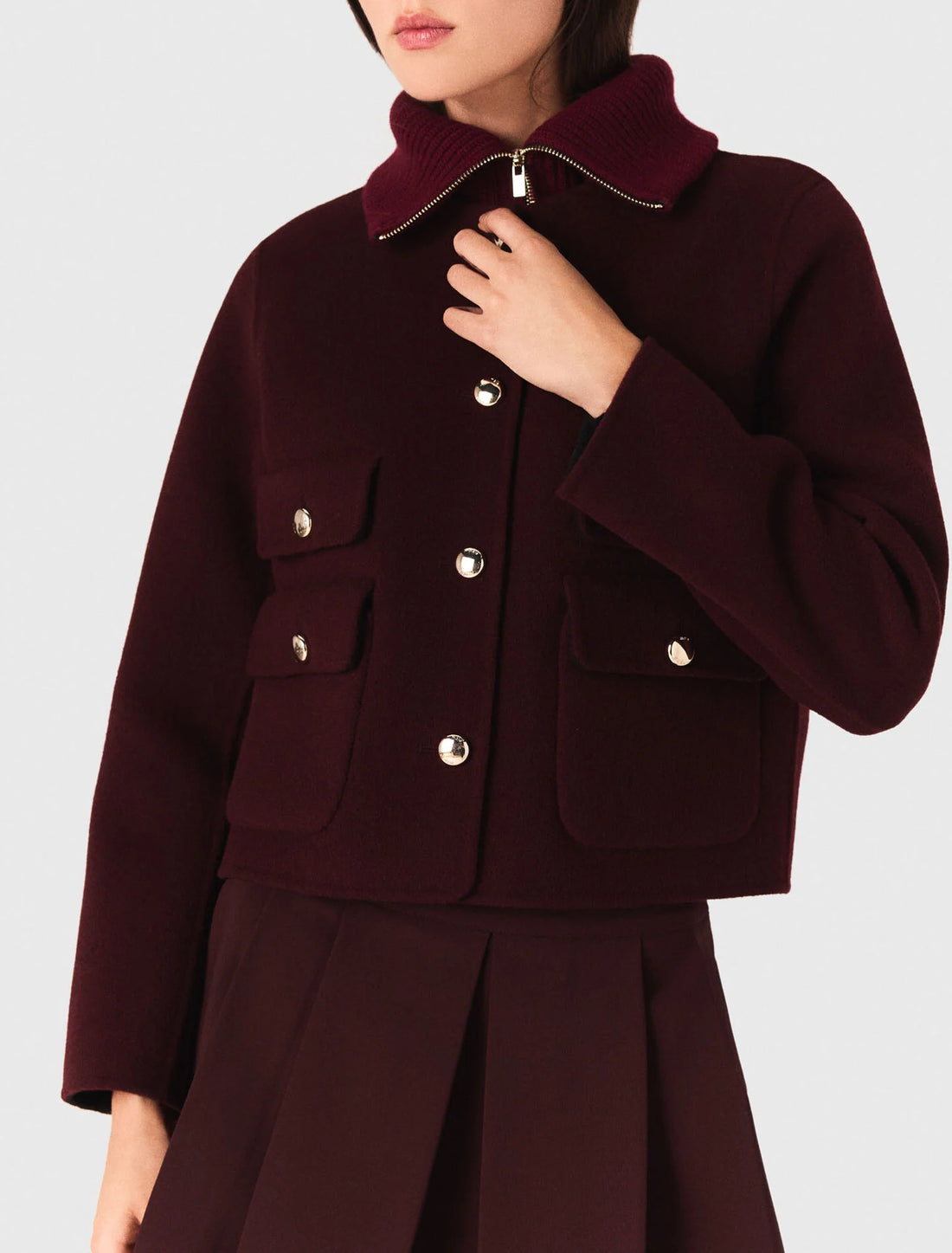 Chaqueta corta reversible