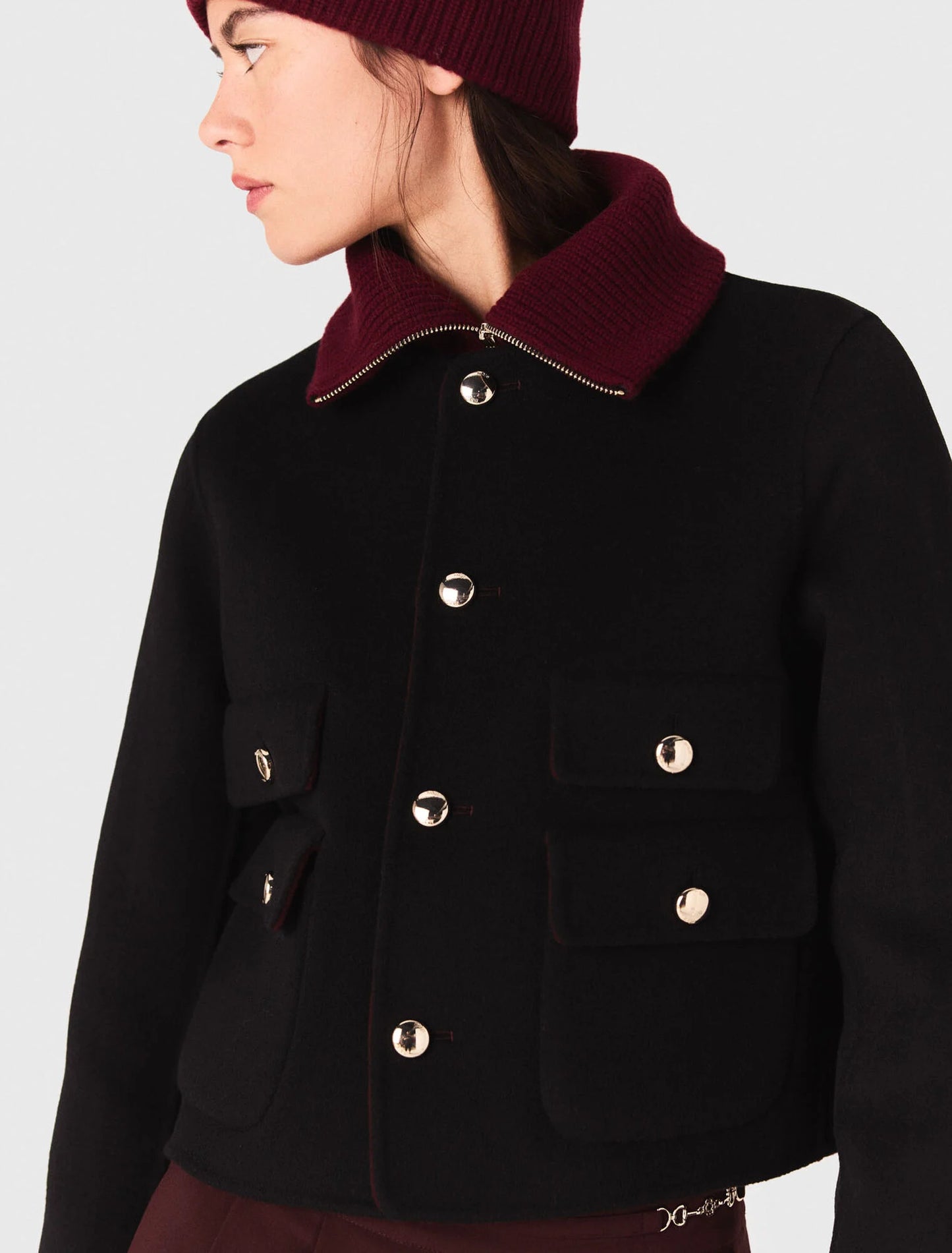 Chaqueta corta reversible