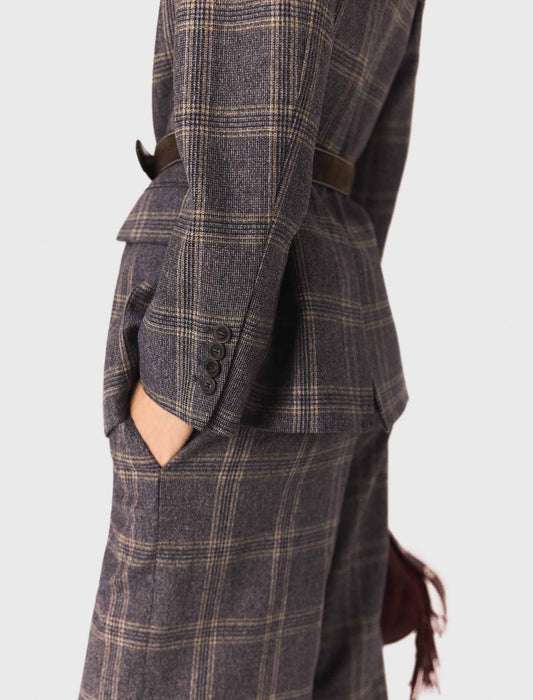 Chaqueta de traje a cuadros