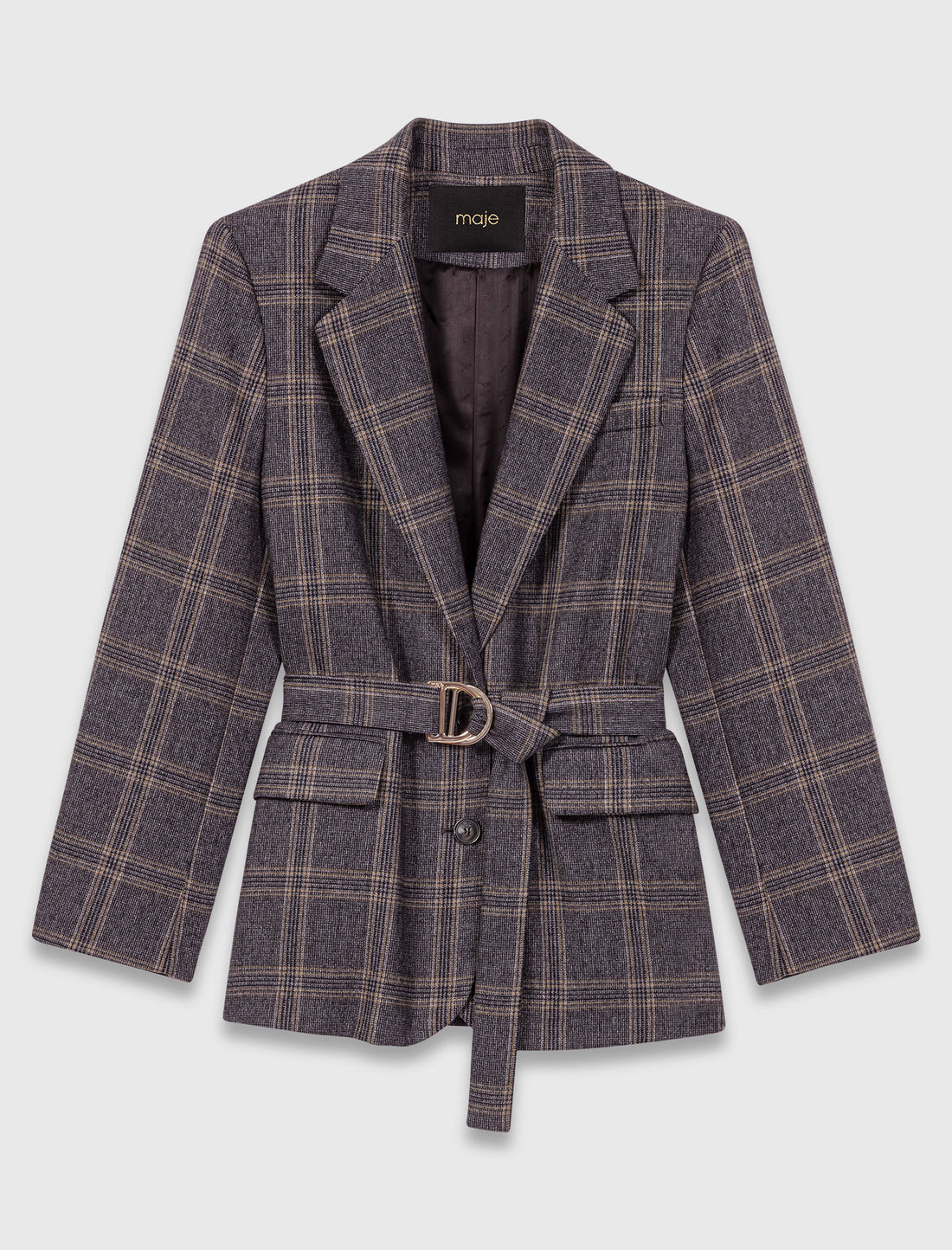 Chaqueta de traje a cuadros