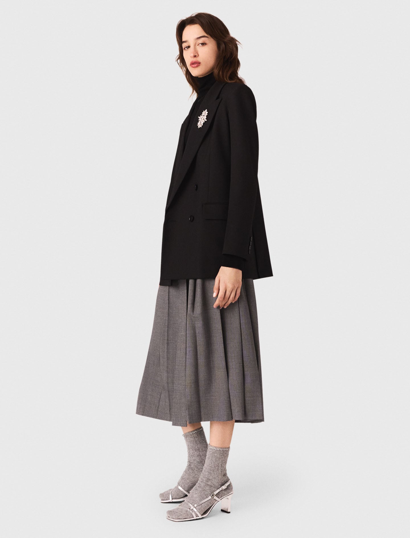 Chaqueta de doble botonadura