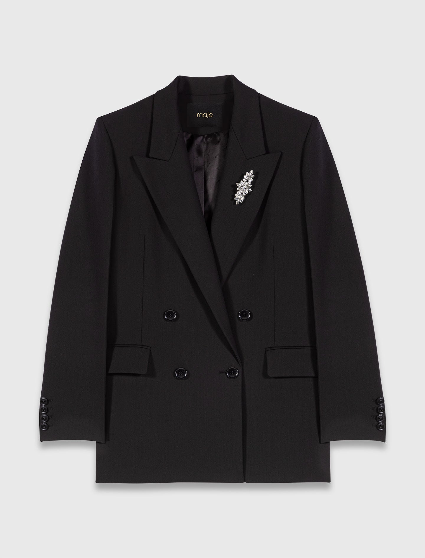 Chaqueta de doble botonadura