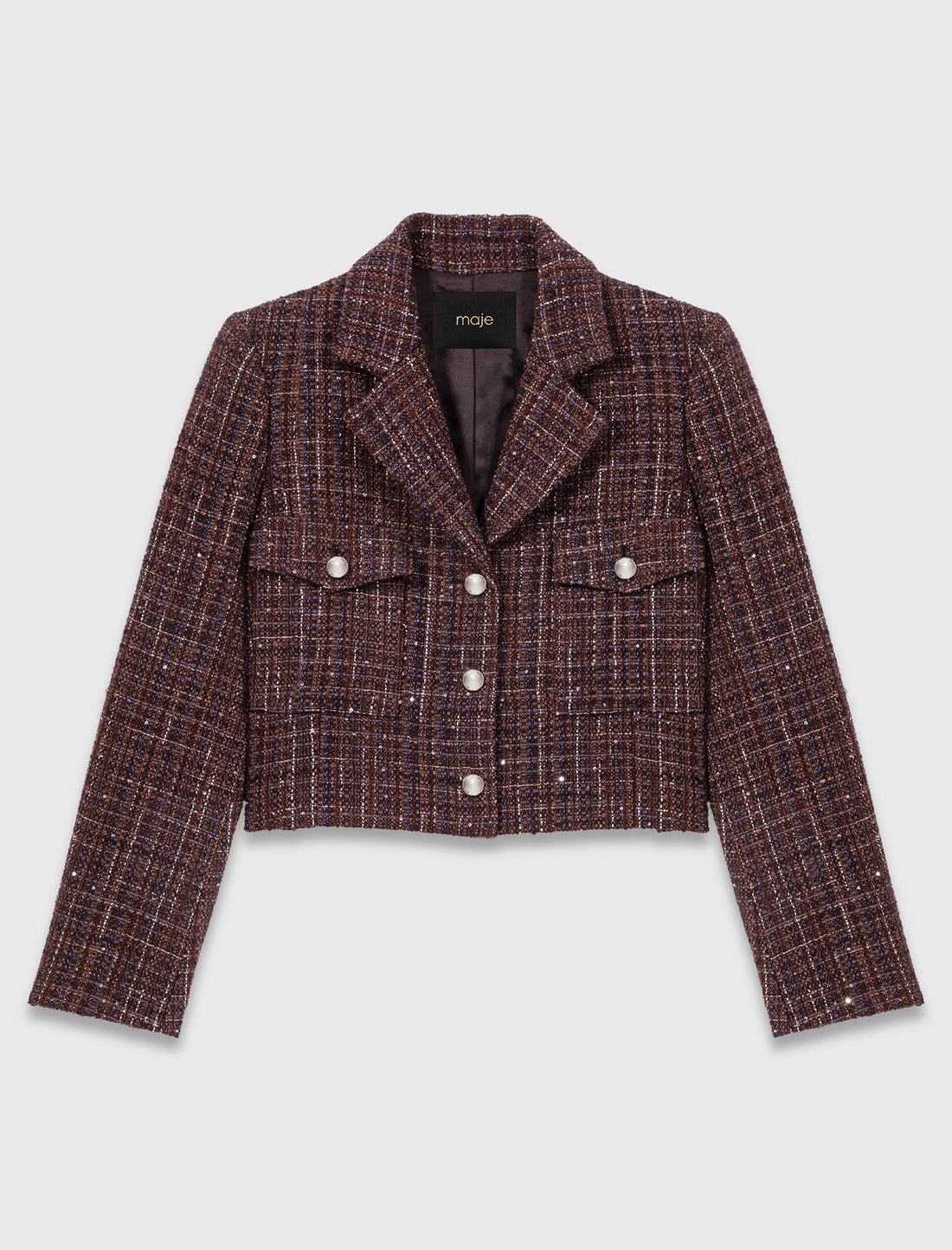 Chaqueta corta de tweed