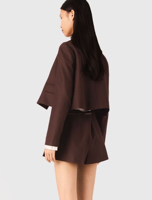 Chaqueta corta de doble botonadura