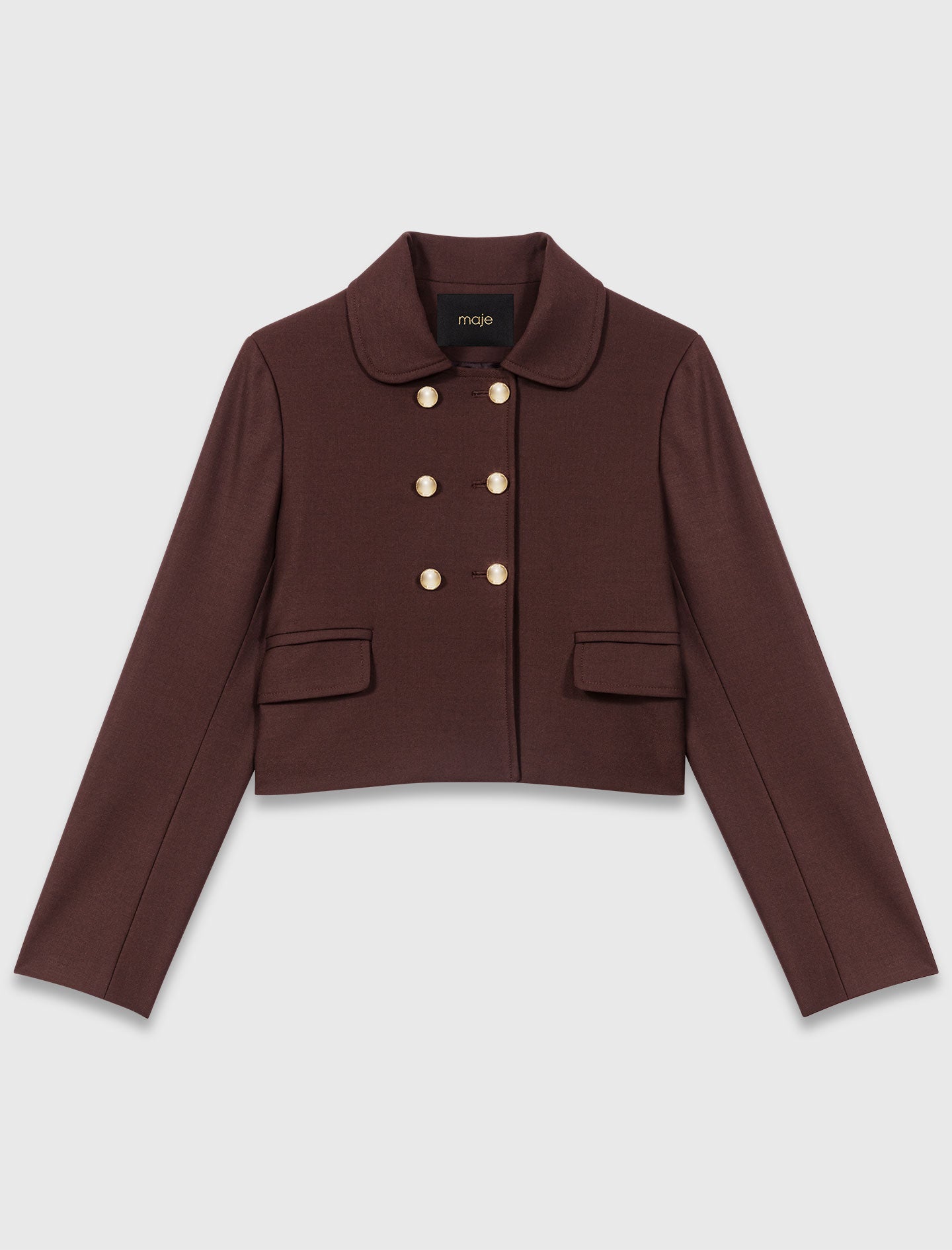 Chaqueta corta de doble botonadura