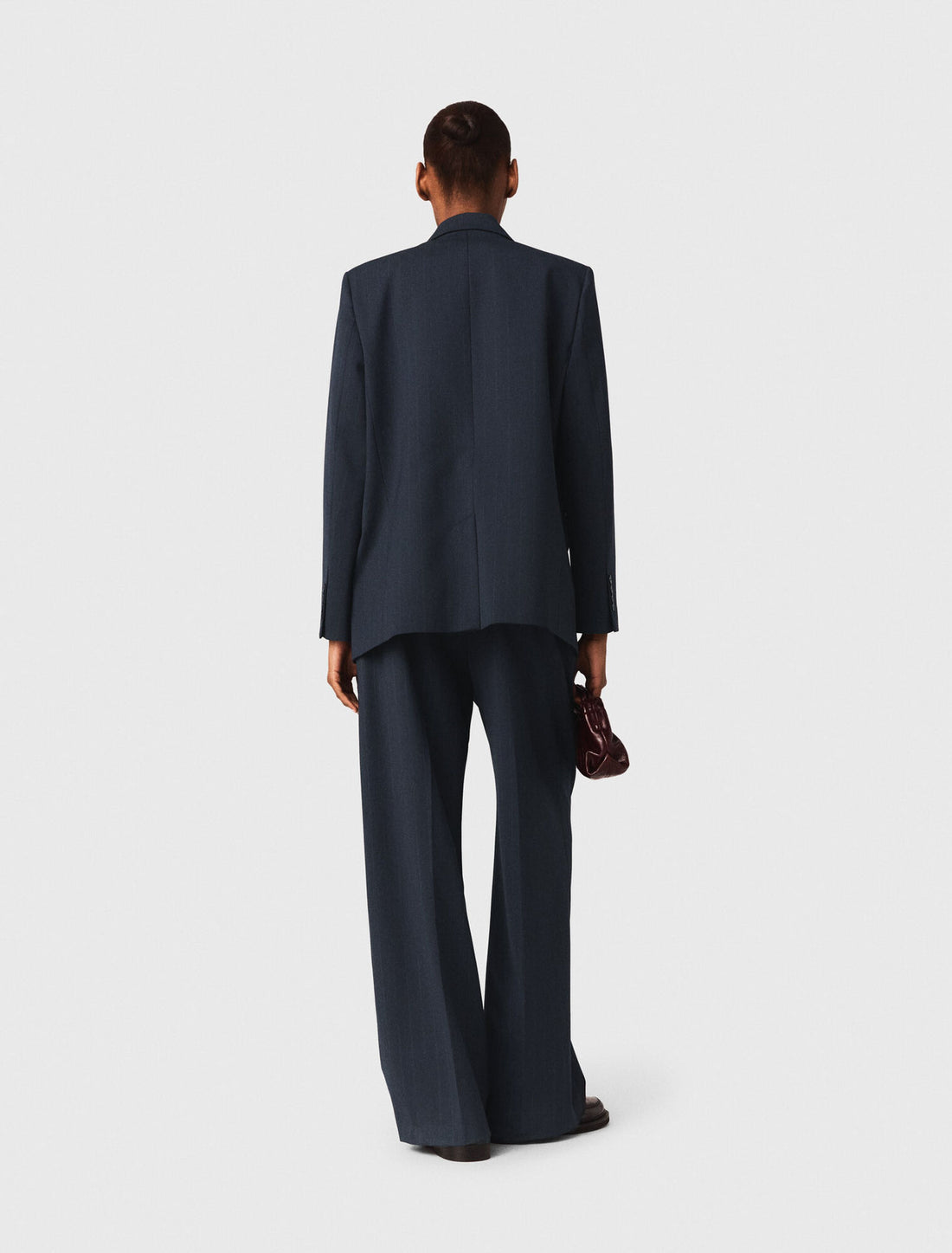 Chaqueta de traje a rayas