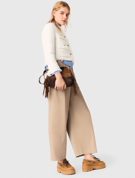 Chaqueta corta de tweed