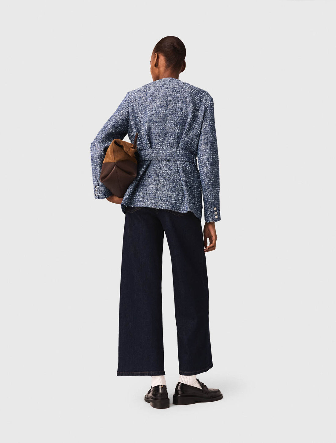 Chaqueta 4 bolsillos de tweed