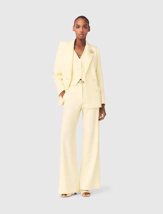 Chaqueta de traje cruzada
