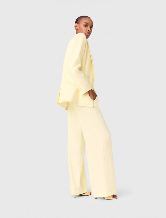 Chaqueta de traje cruzada