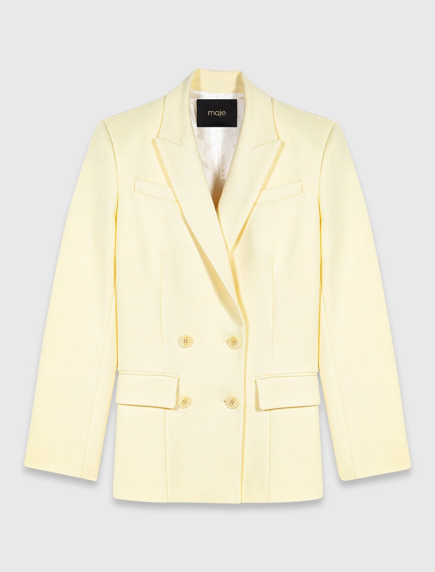 Chaqueta de traje cruzada