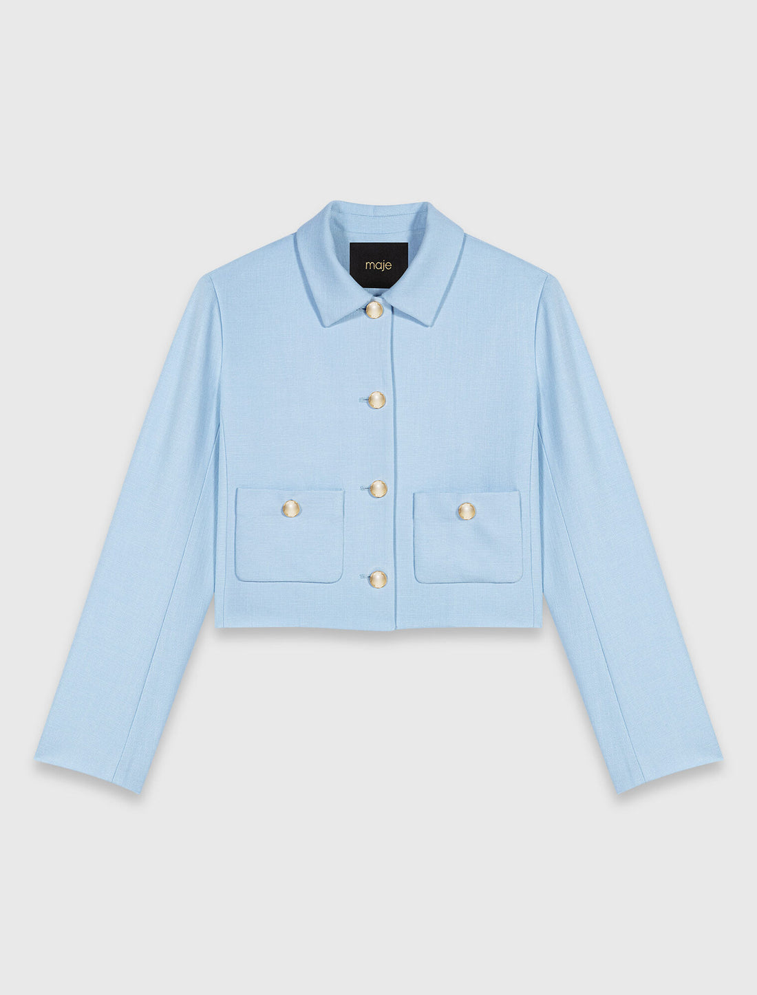 Chaqueta corta botonadura simple