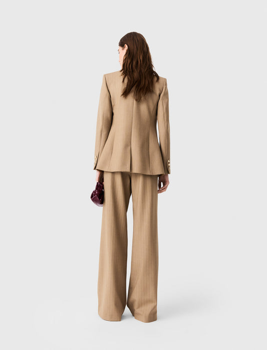 Chaqueta de traje cruzada