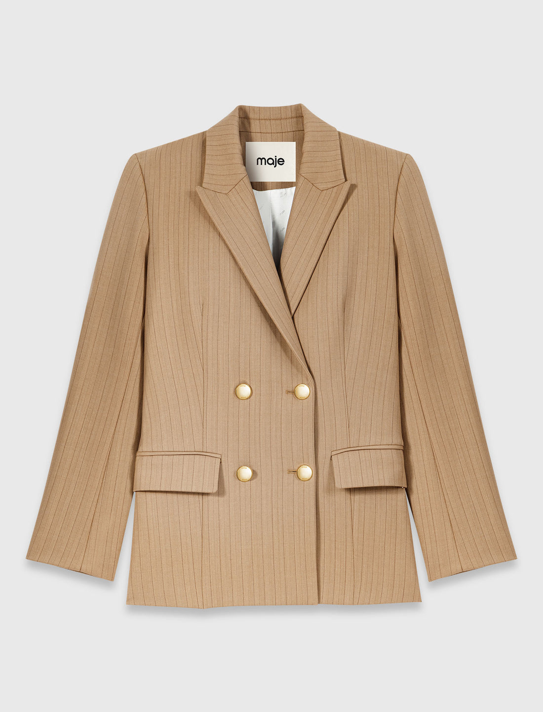 Chaqueta de traje cruzada
