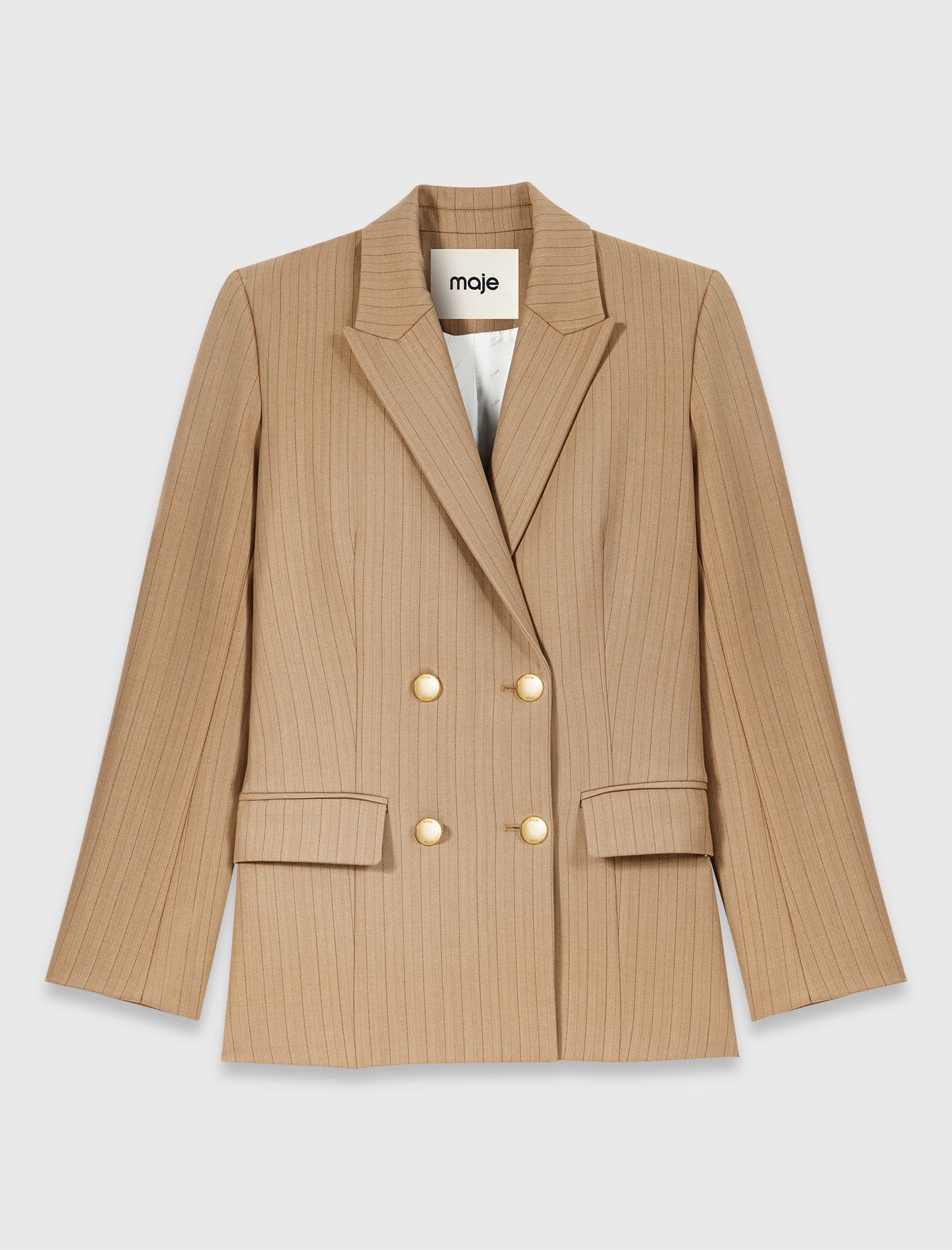 Chaqueta de traje cruzada