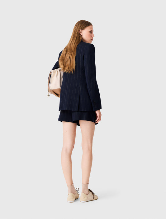 Chaqueta de traje cruzada