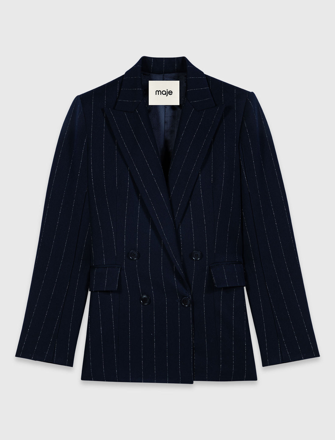 Chaqueta de traje cruzada