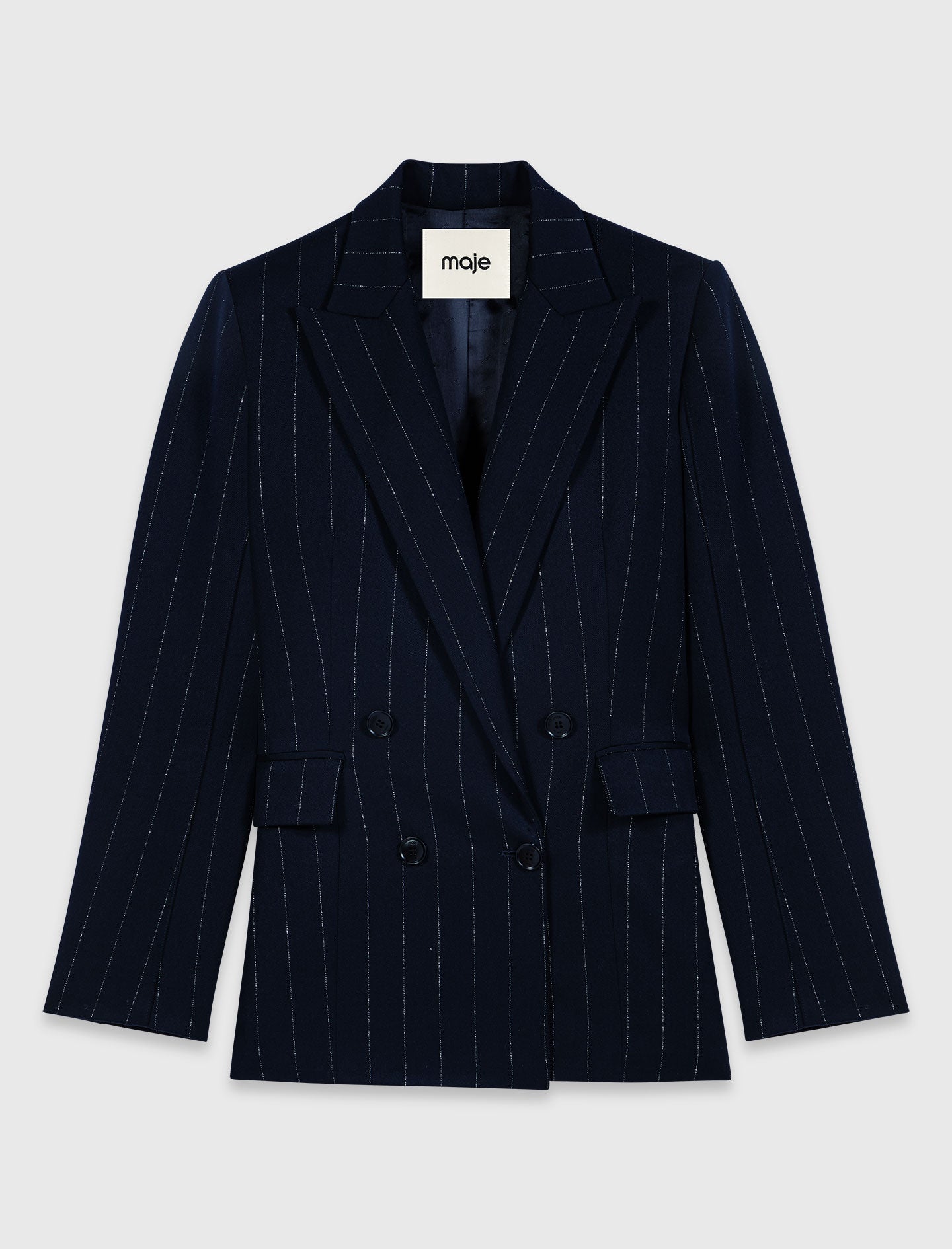 Chaqueta de traje cruzada