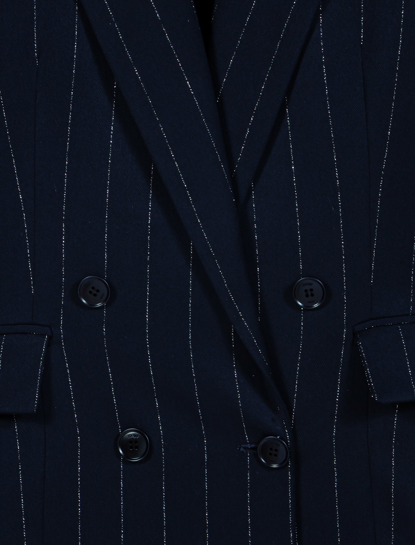 Chaqueta de traje cruzada