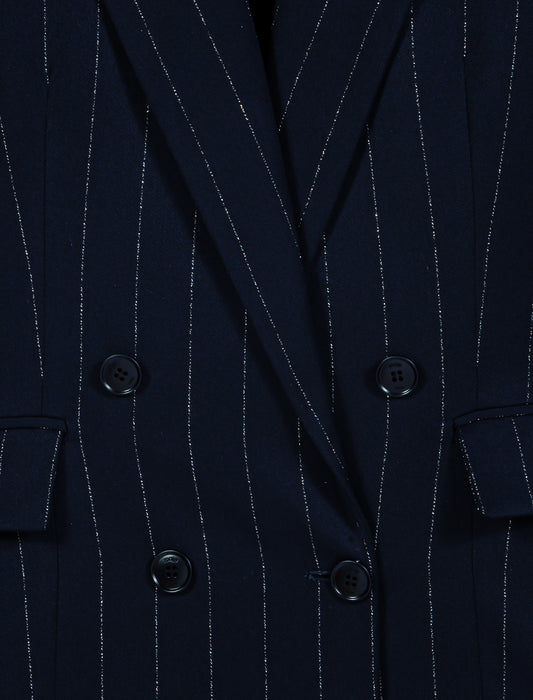 Chaqueta de traje cruzada