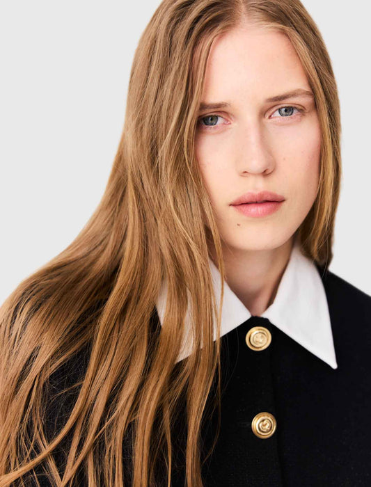 Chaqueta corta de tweed