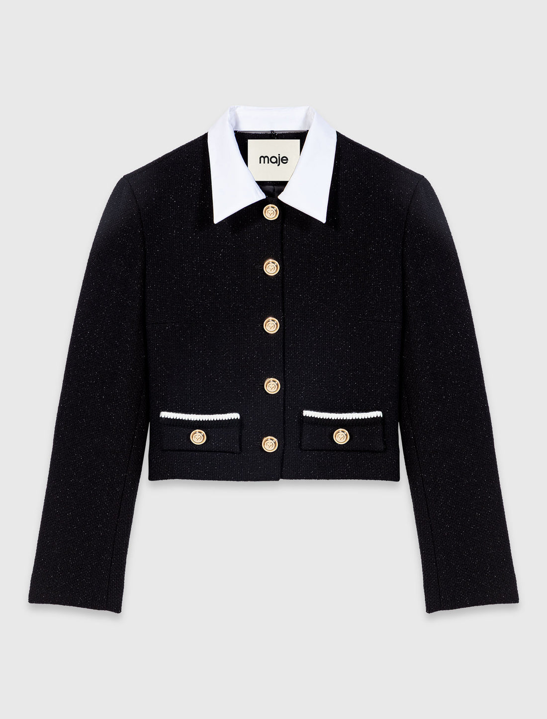 Chaqueta corta de tweed