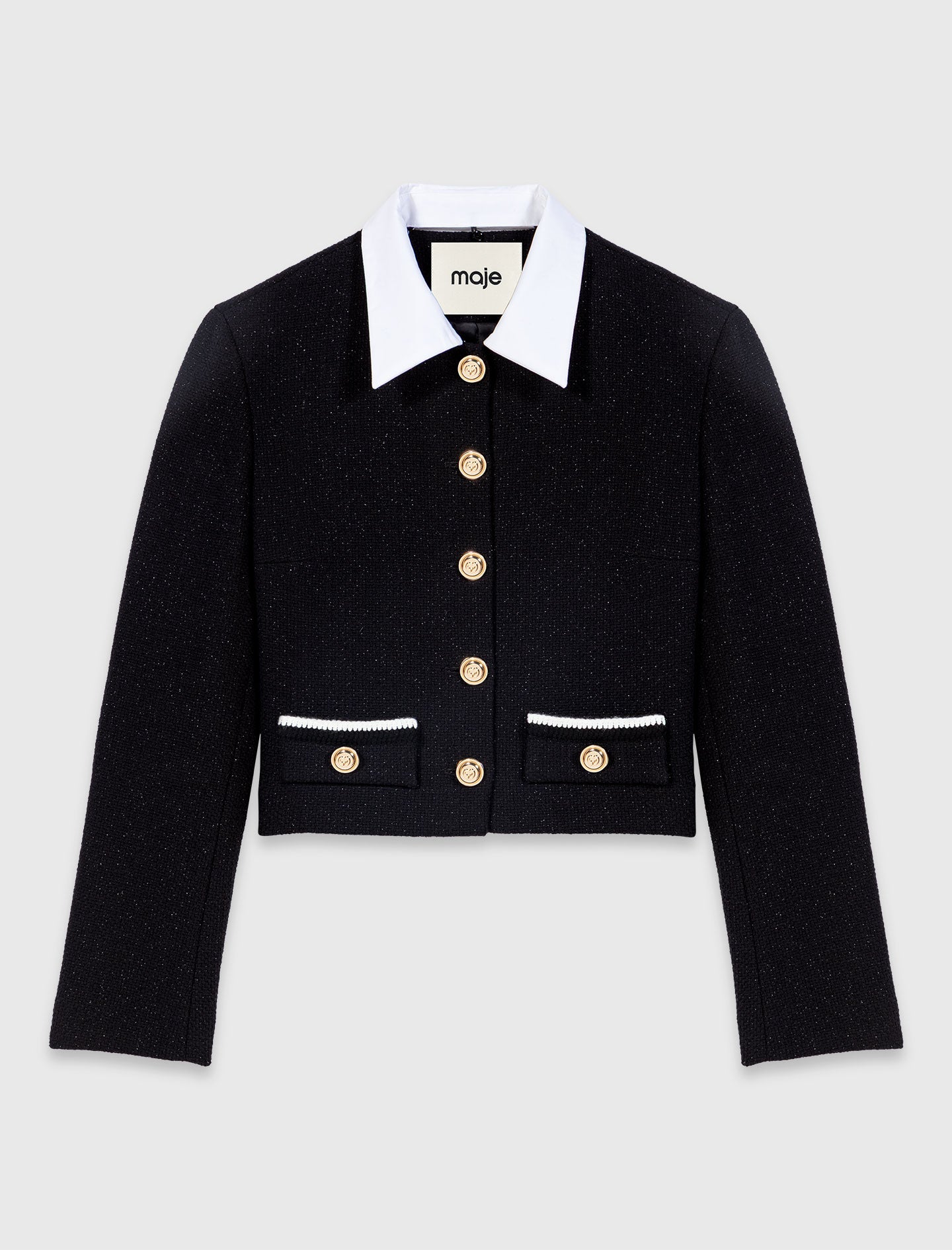 Chaqueta corta de tweed