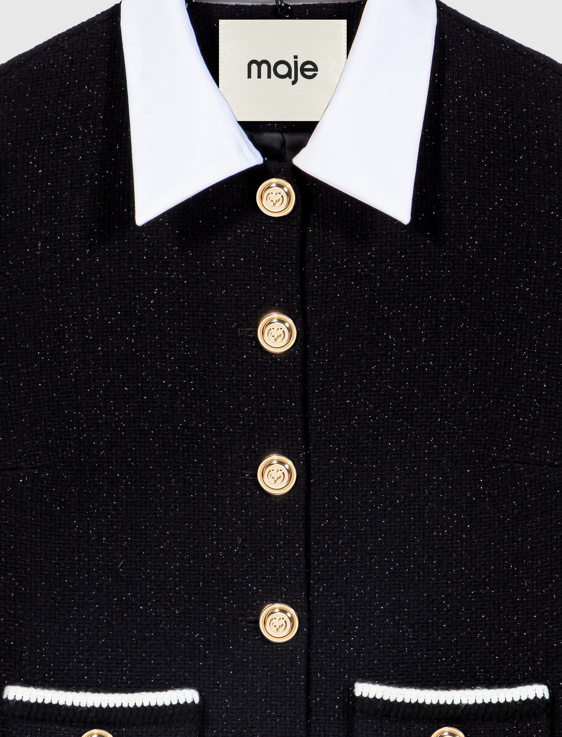 Chaqueta corta de tweed