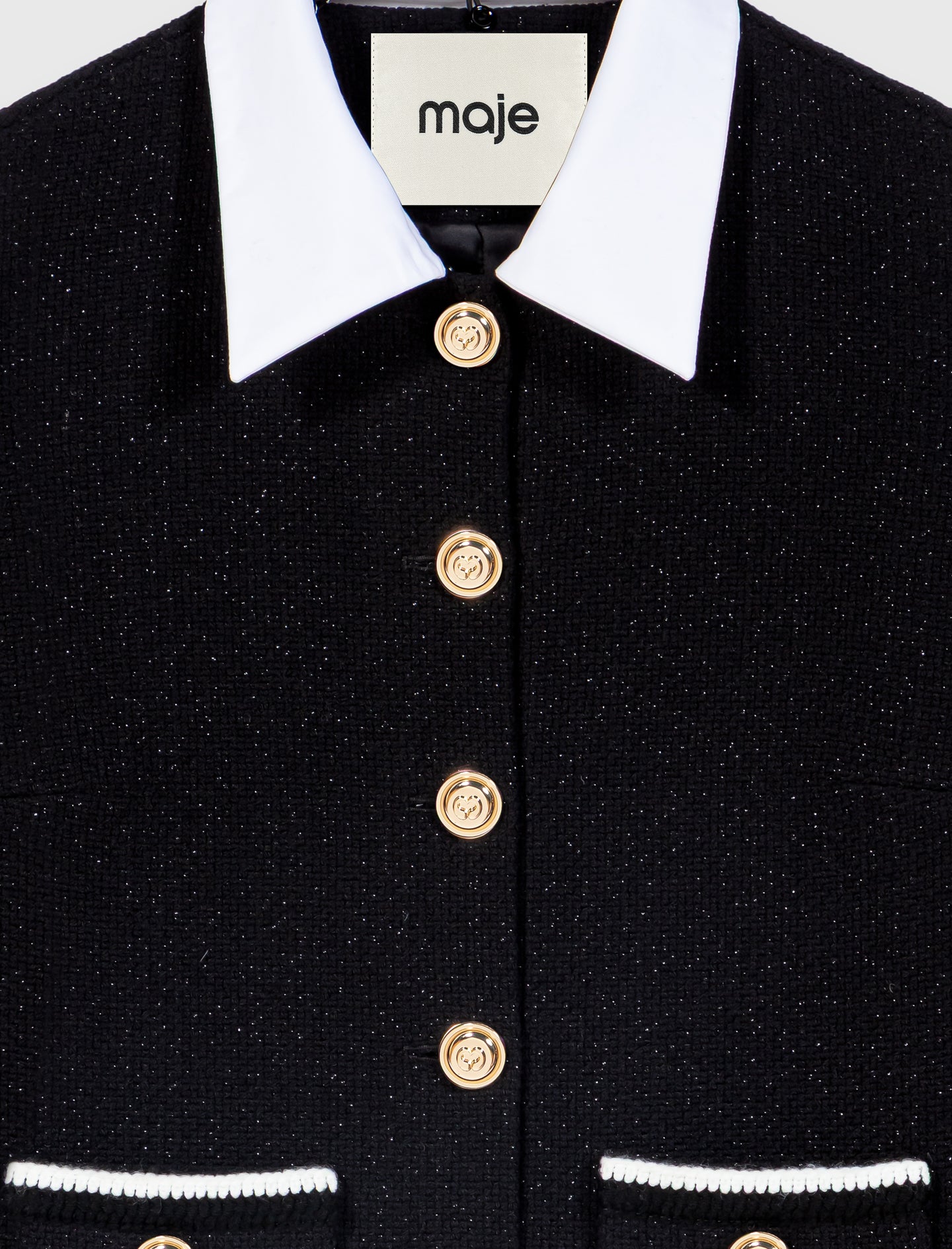 Chaqueta corta de tweed