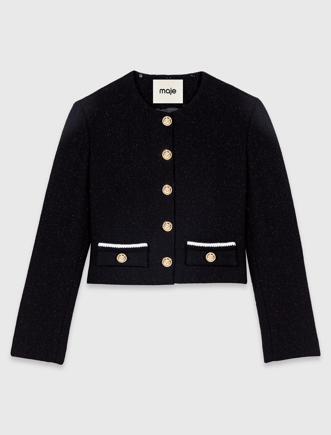 Chaqueta corta de tweed
