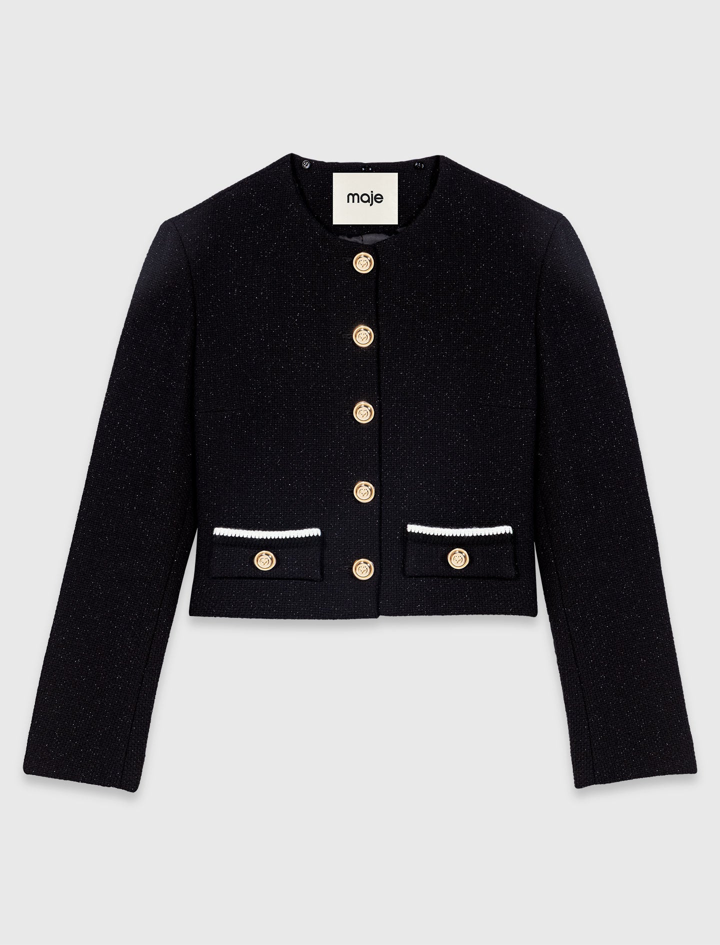 Chaqueta corta de tweed
