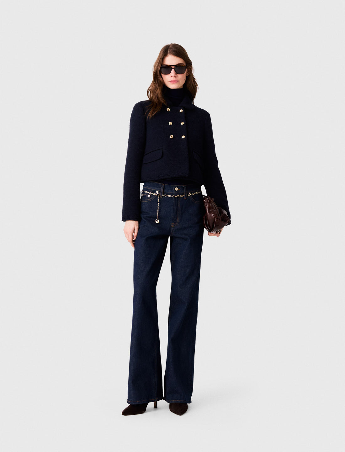 Chaqueta corta de tweed