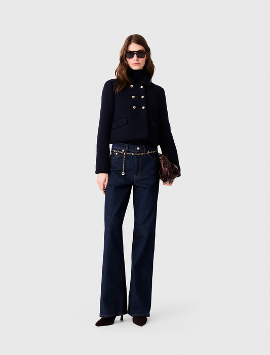 Chaqueta corta de tweed