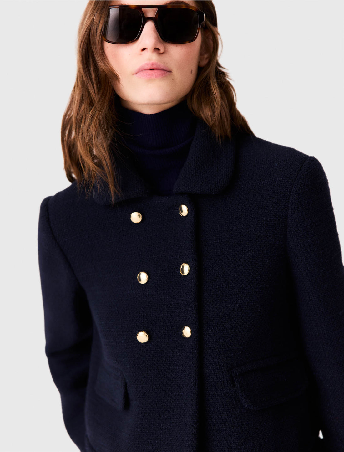 Chaqueta corta de tweed