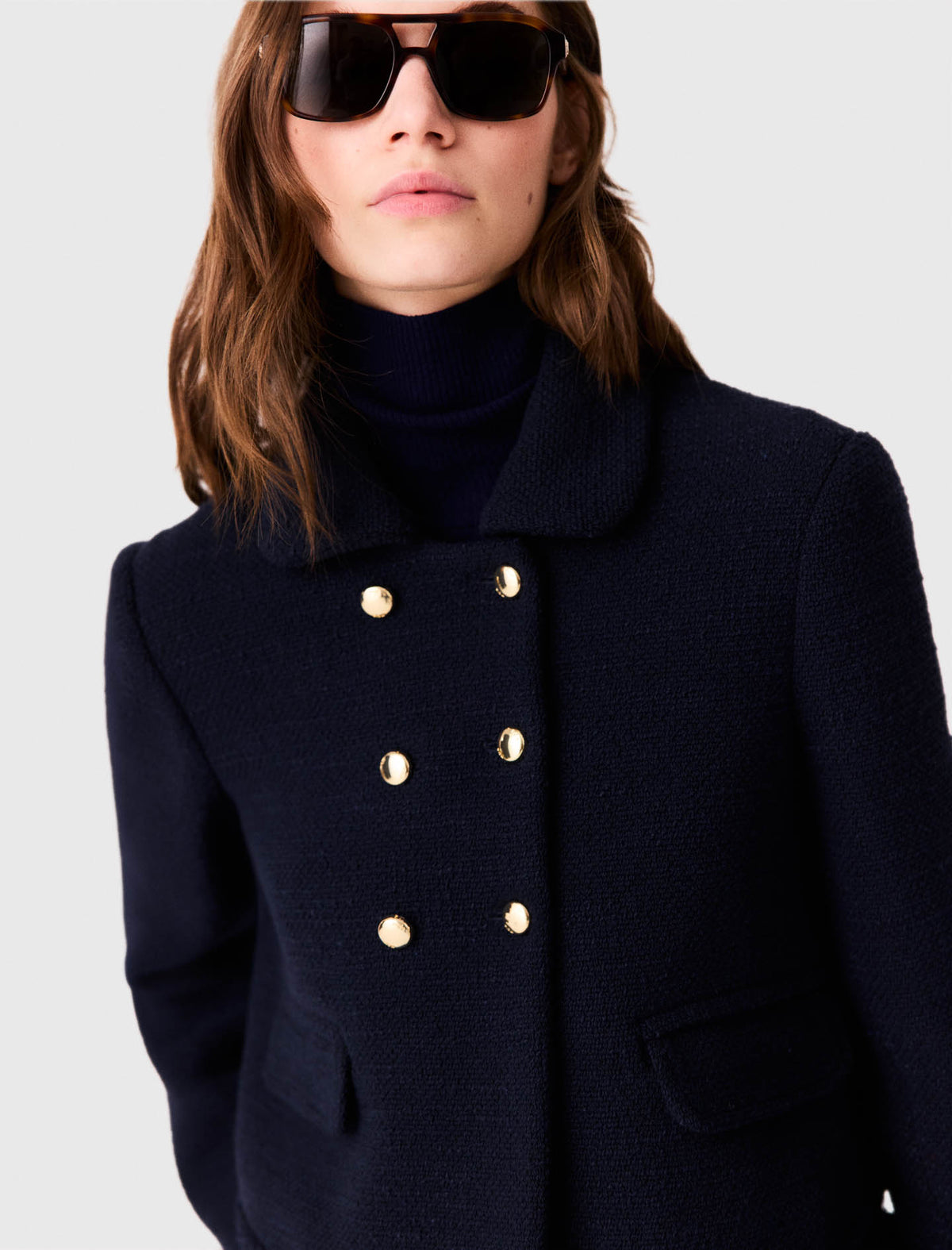 Chaqueta corta de tweed