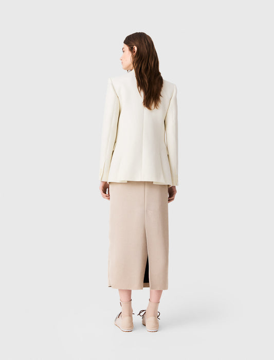 Chaqueta de traje cruzada