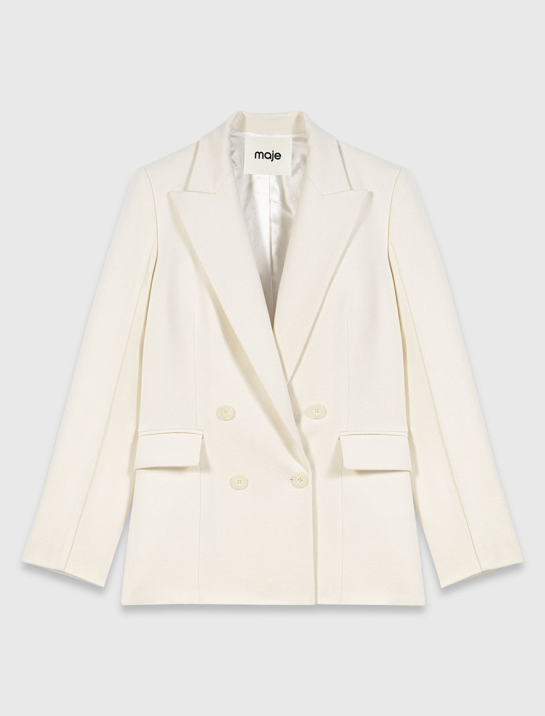 Chaqueta de traje cruzada
