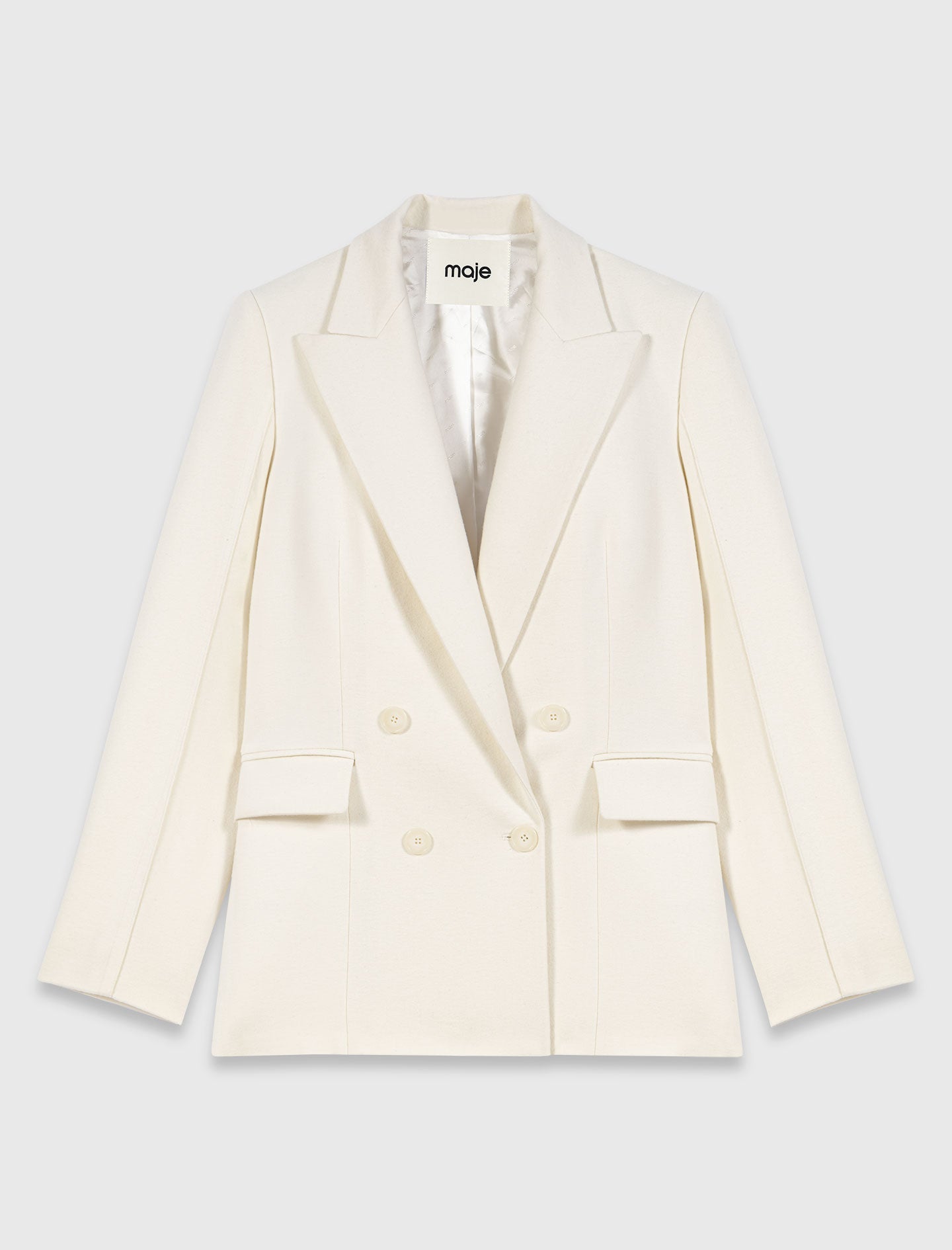 Chaqueta de traje cruzada